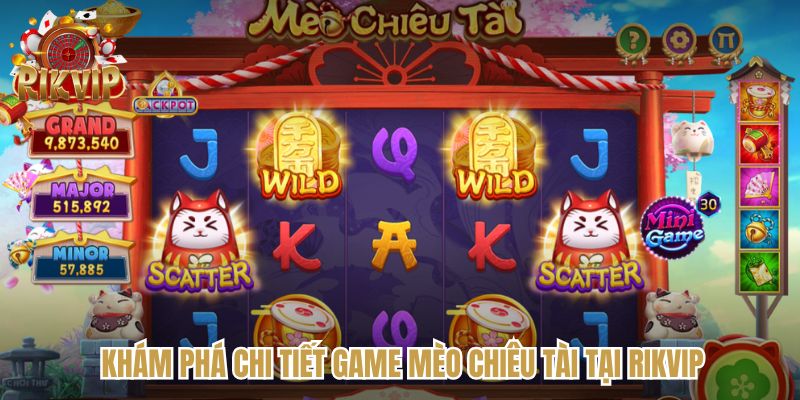 Slot game hấp dẫn với Mèo Thần Tài may mắn